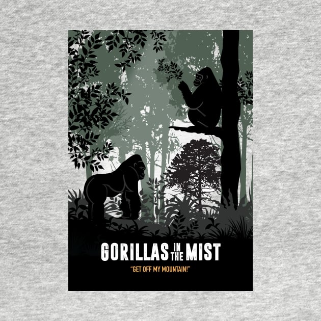 Gorillas in the Mist - Alternative Movie Poster by MoviePosterBoy